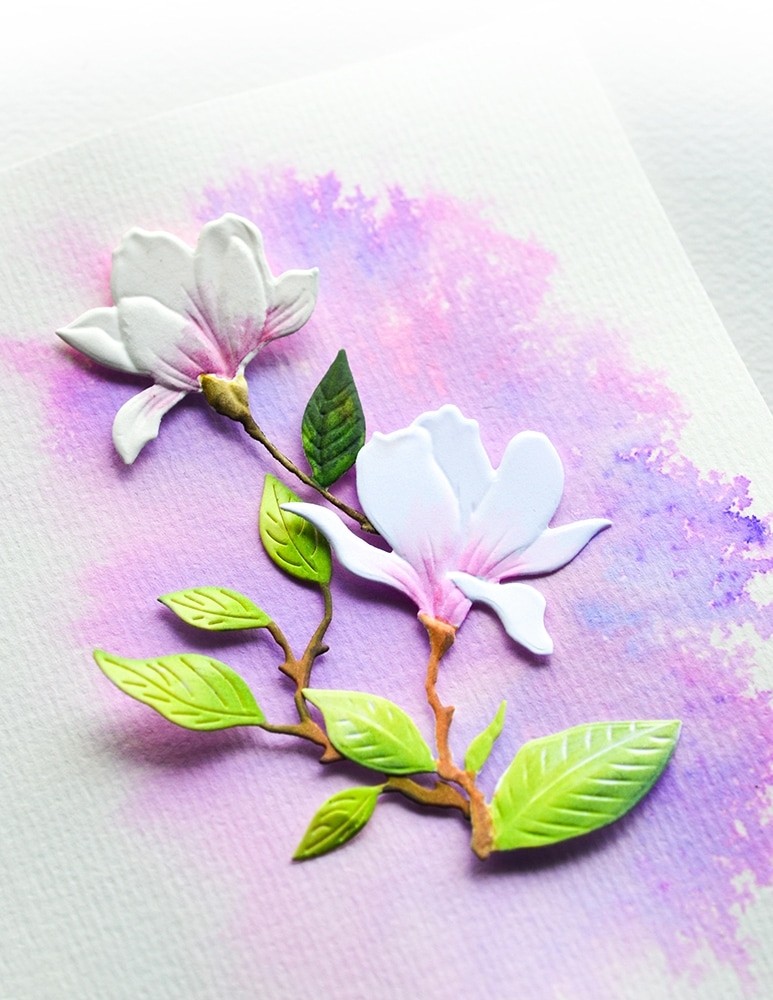 Memory Box 3D Prägeschablone & Stanzschablonen - Marvelous Magnolia