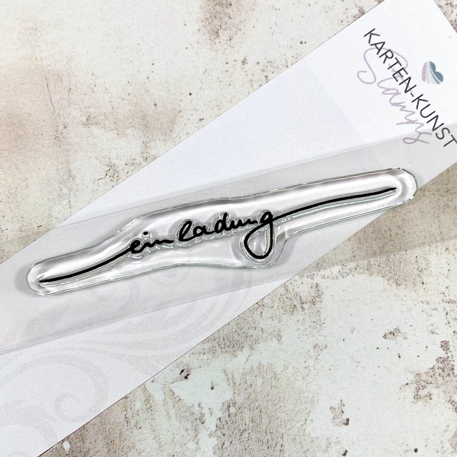 Silikonstempel Einladung Clear Stamps für Feiern Stempel Hochzeit Schriftzug Handschrift Schreibschrift deutsch