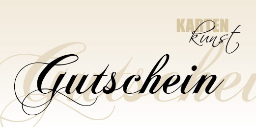 Karten-Kunst Gutschein 15 €