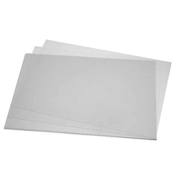 Klare extradicke Acetet-/Windrad-Folie A4 (5 Bogen)