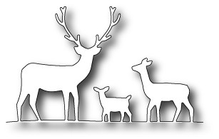Memory Box Stanzschablone - Deer Trio 
