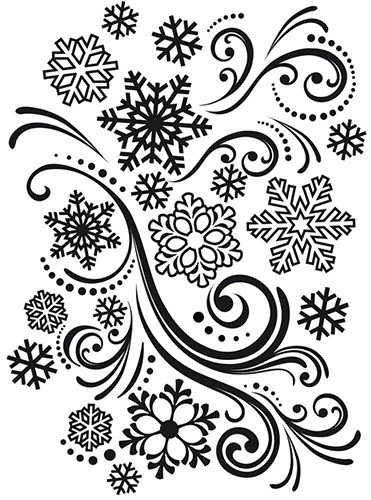 Vaessen Prägeschablone - Schneeflocke