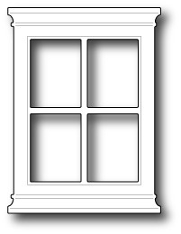 Poppy Stamps Stanzschablone - Small Madison Window