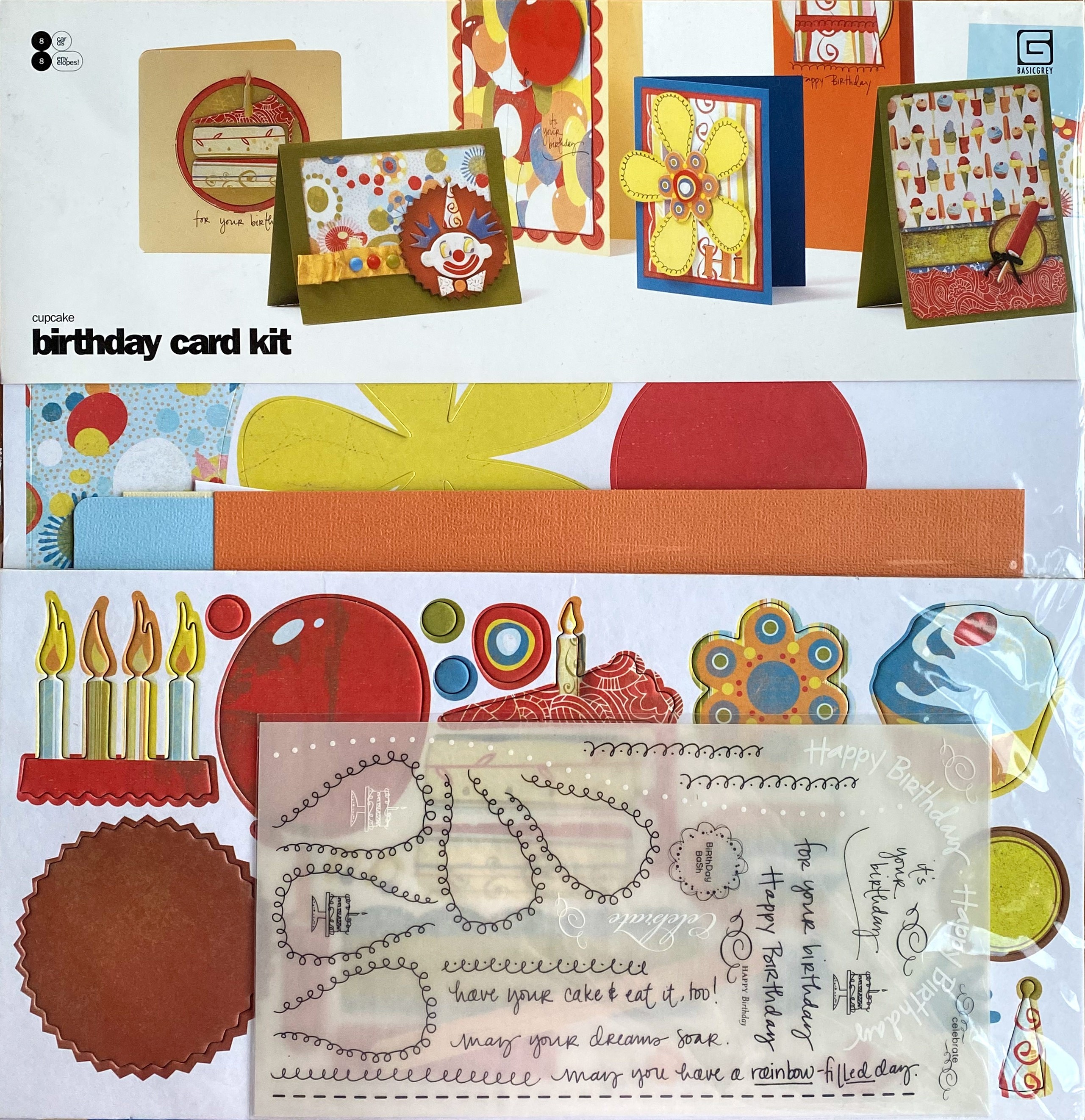 Basic Grey Birthday Card Kit