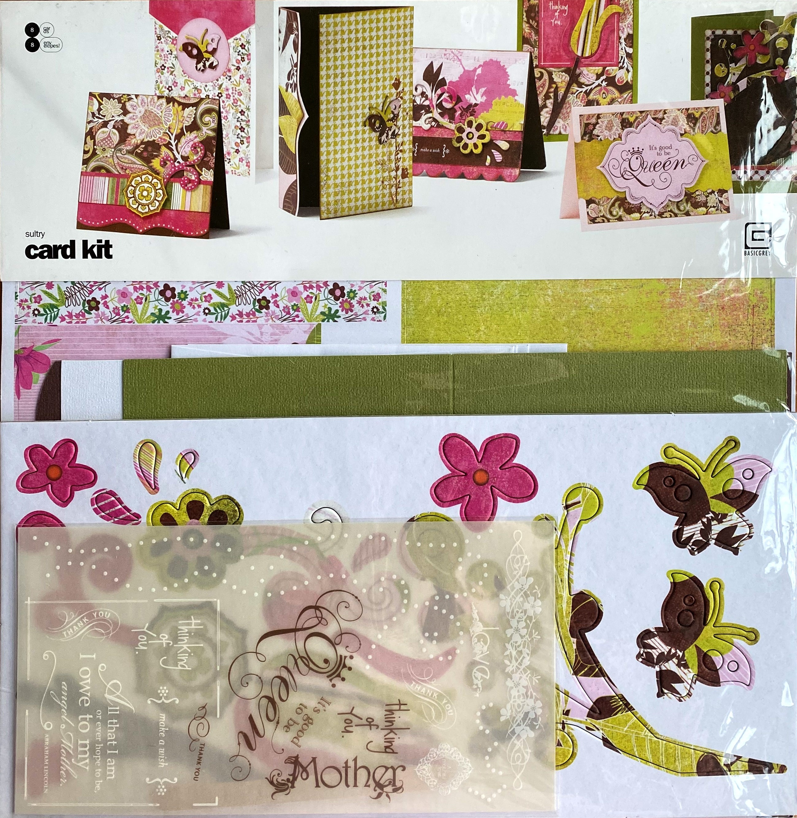 Basic Grey Sultry Card Kit