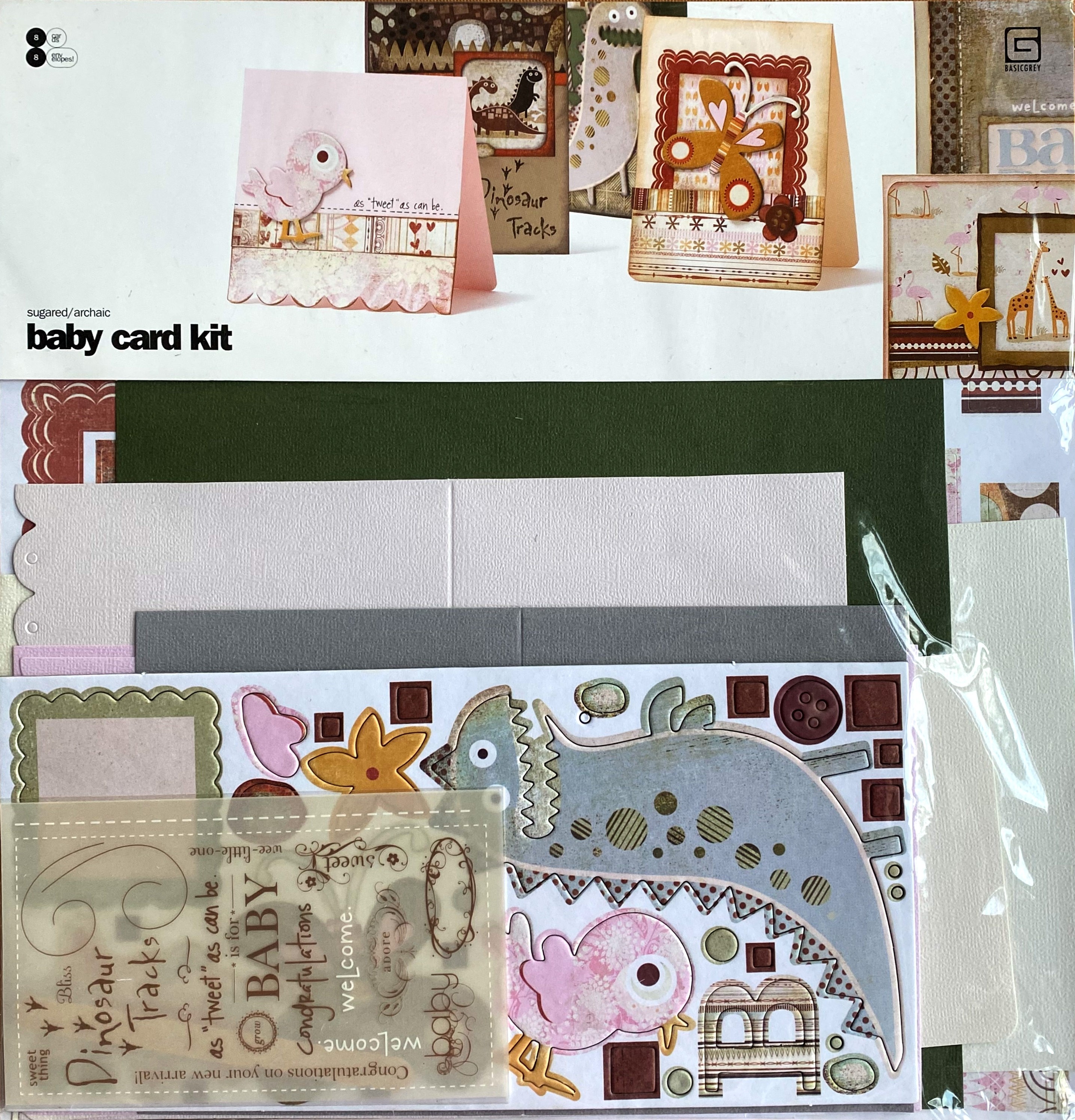 Basic Grey Baby Card Kit