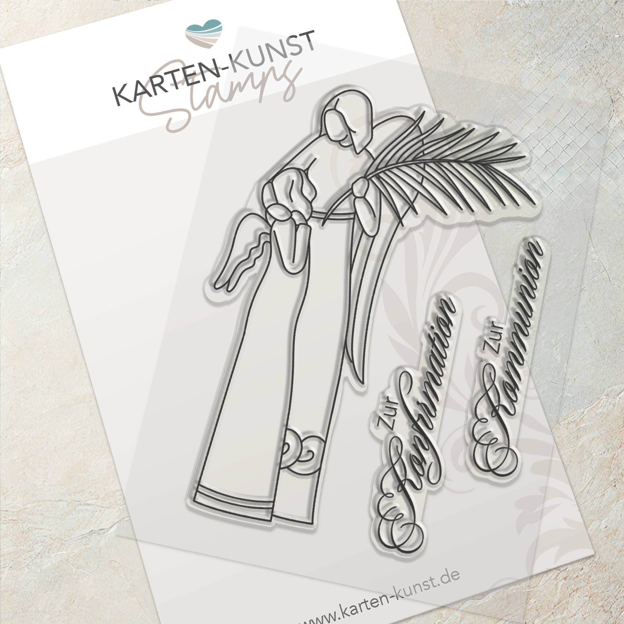 Karten-Kunst Clear Stamps KK-0105 - Engel zur Konfirmation und Kommunion 