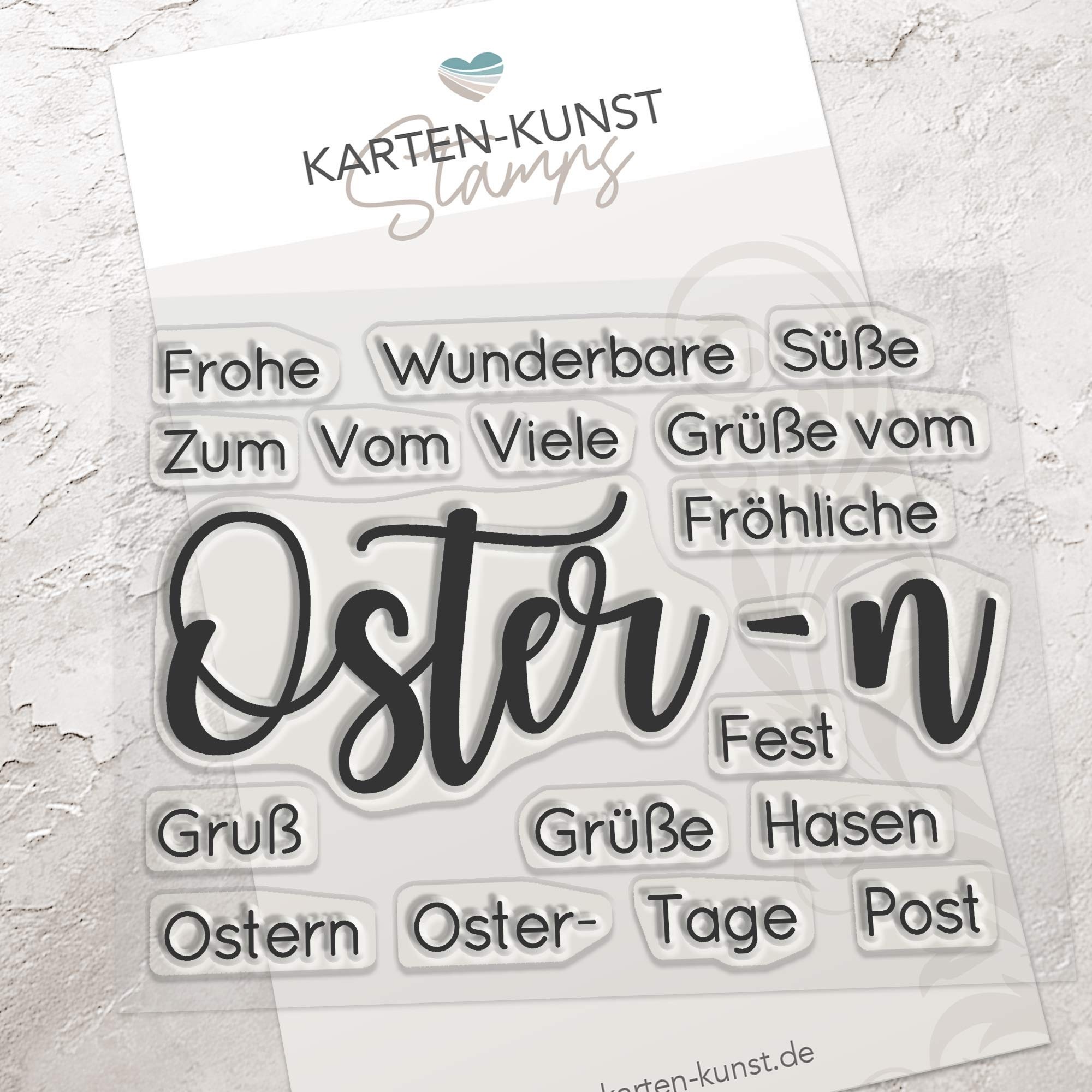 Karten-Kunst Clear Stamps KK-0180 - Riesige Wünsche Ostern