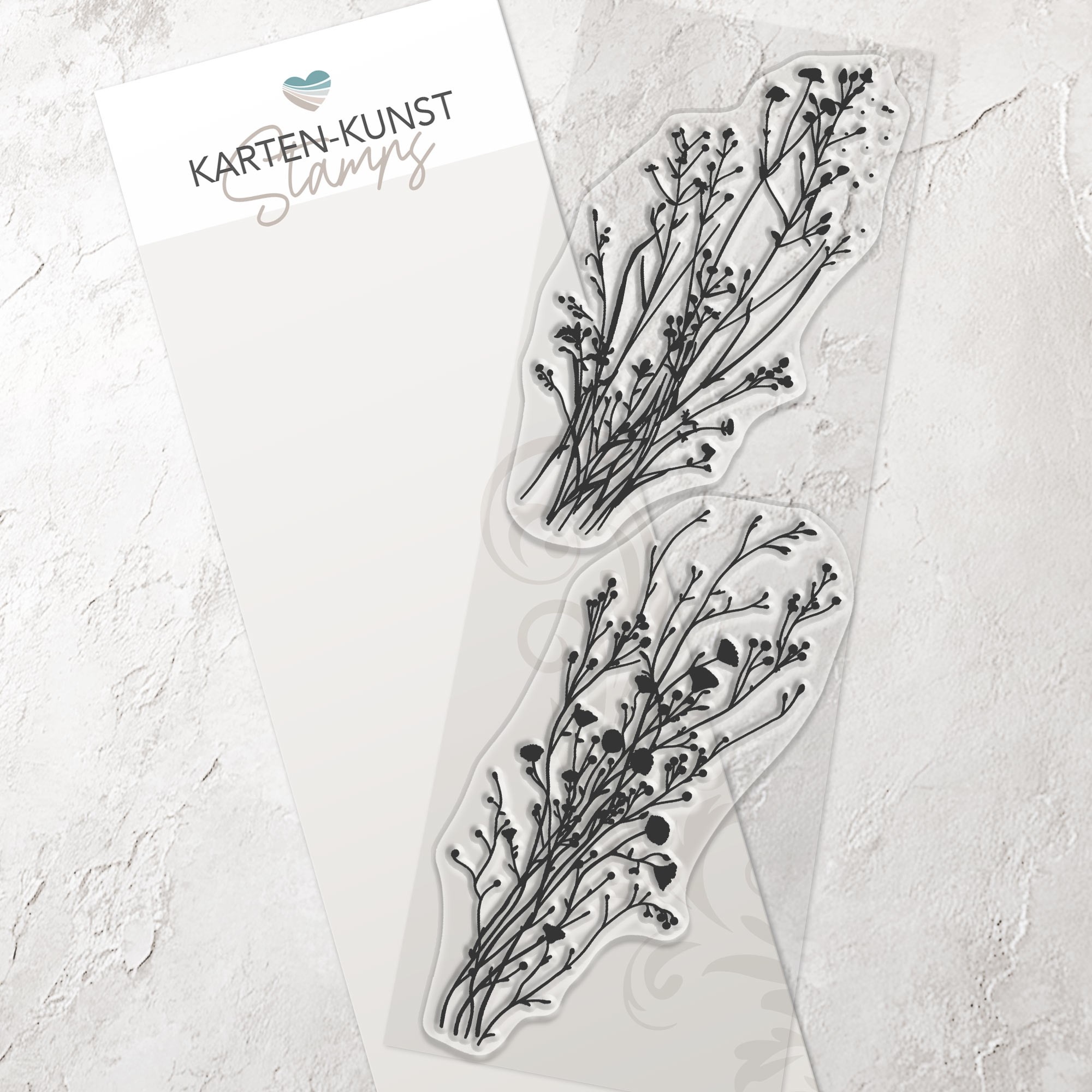 Karten-Kunst Clear Stamps KK-0263 - Blooming Plants / Blühende Zweige