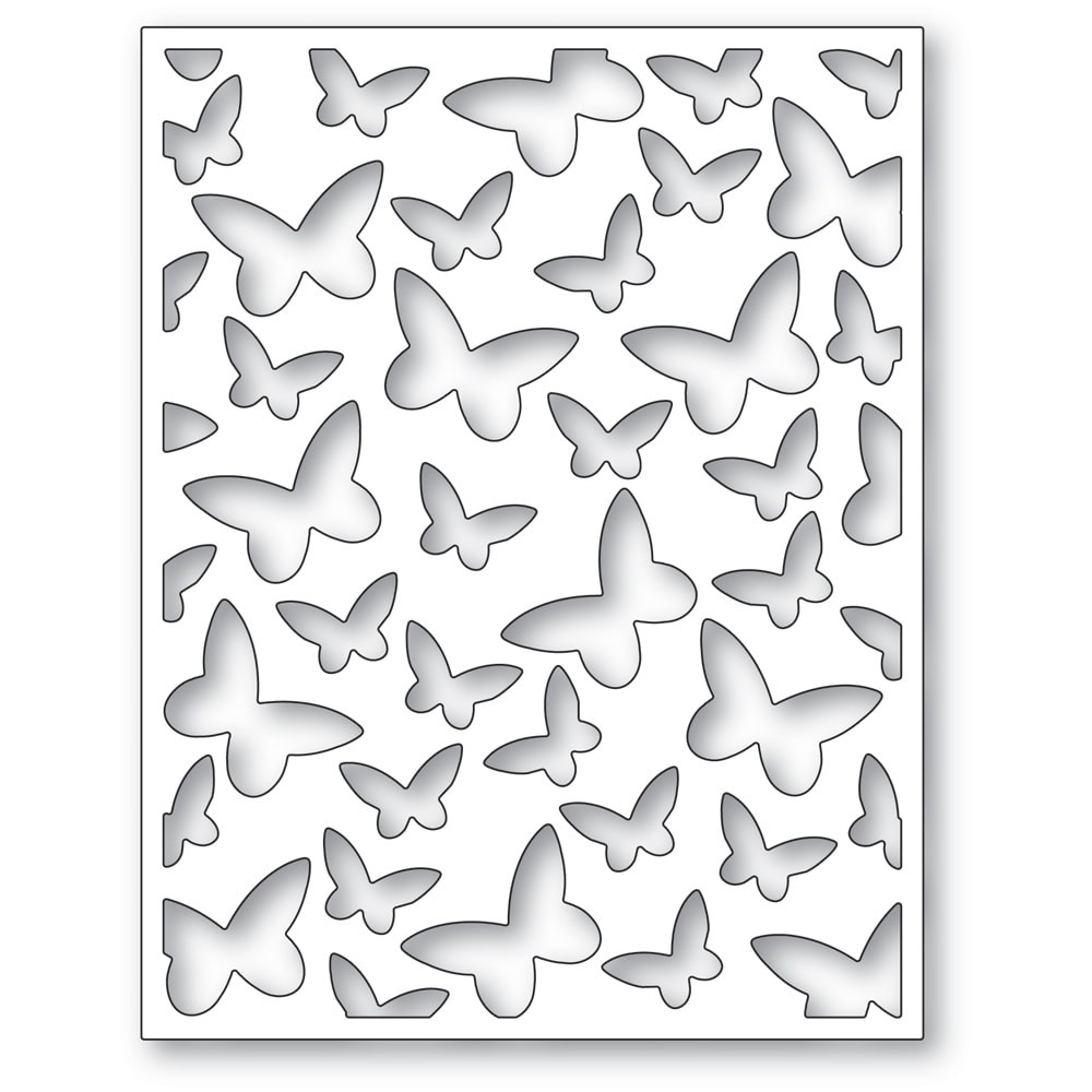 Memory Box Stanzschablone - 94901 Floating Butterfly Plate