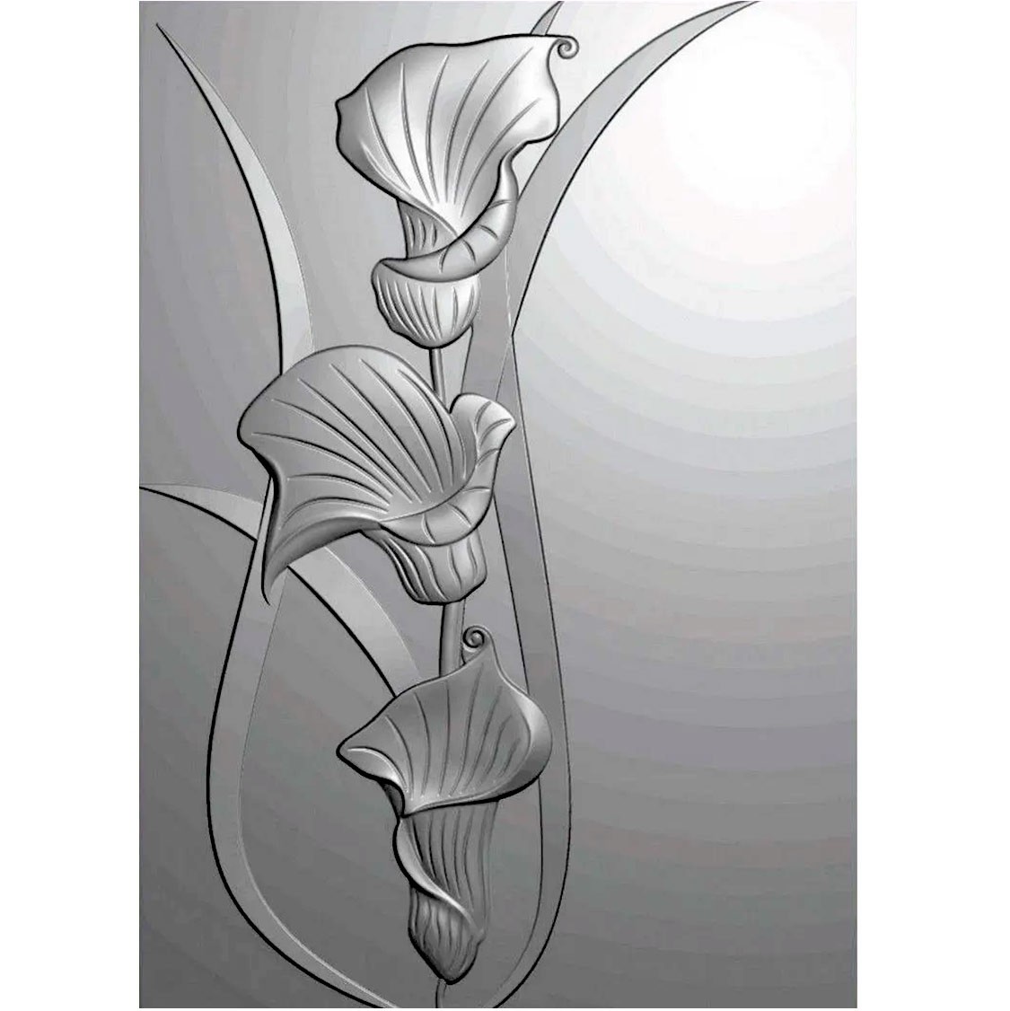 Nellie's Choice 3D Embossing Folder - Arums