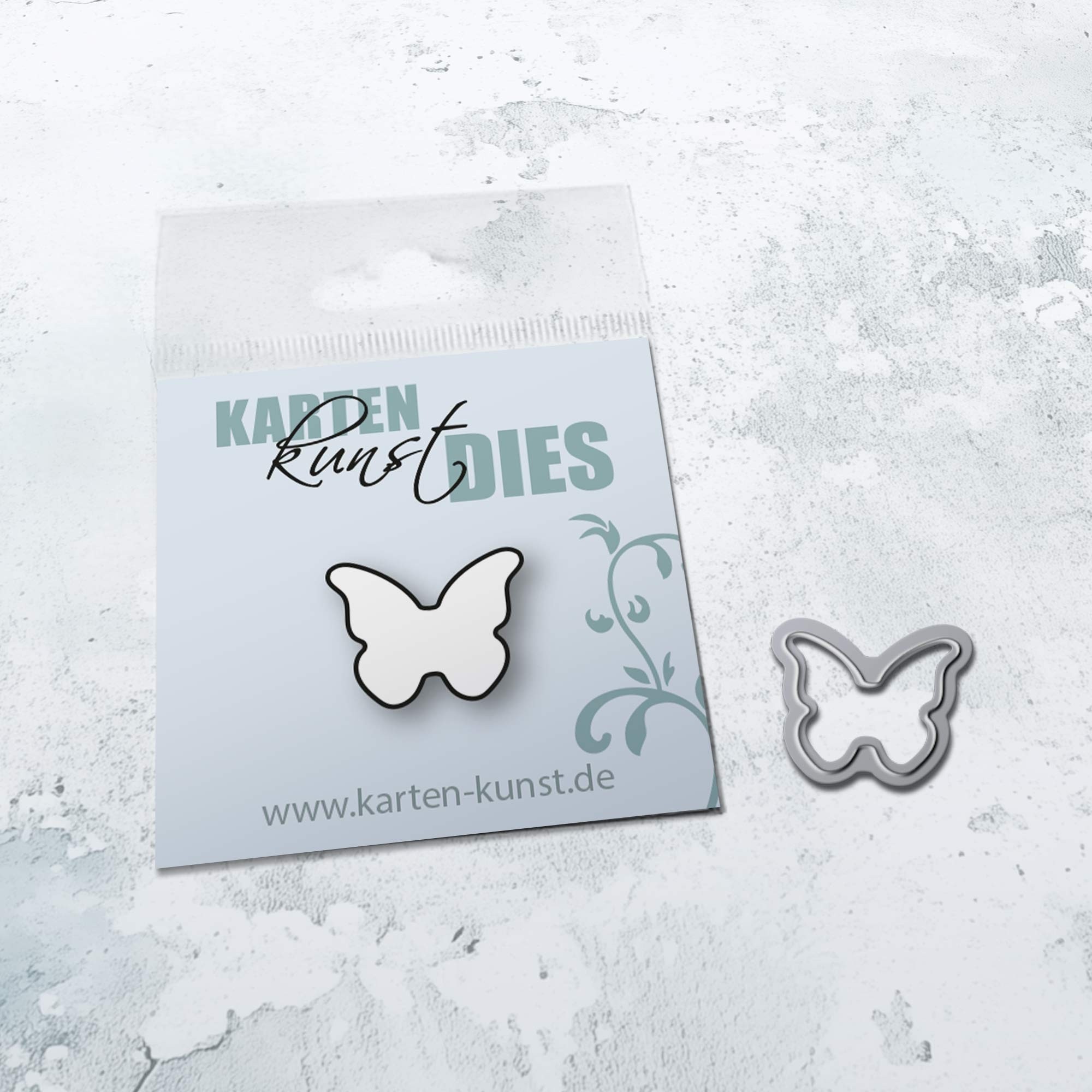Karten-Kunst Stanzschablone kk-D156 - Micro Butterfly / Mini Schmetterling