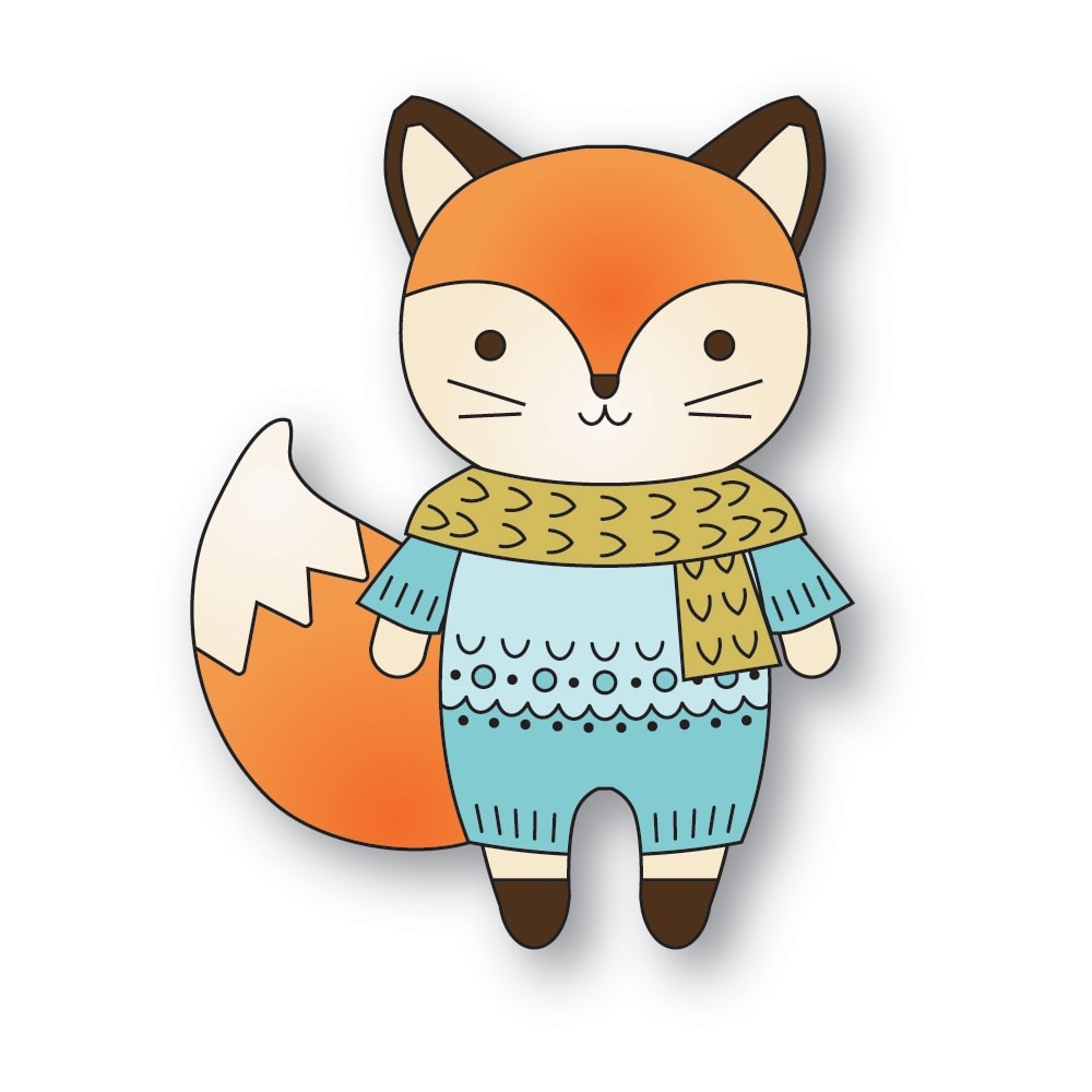 Poppy Stamps Stanzschablone - 2724 Nordic Bundled Fox