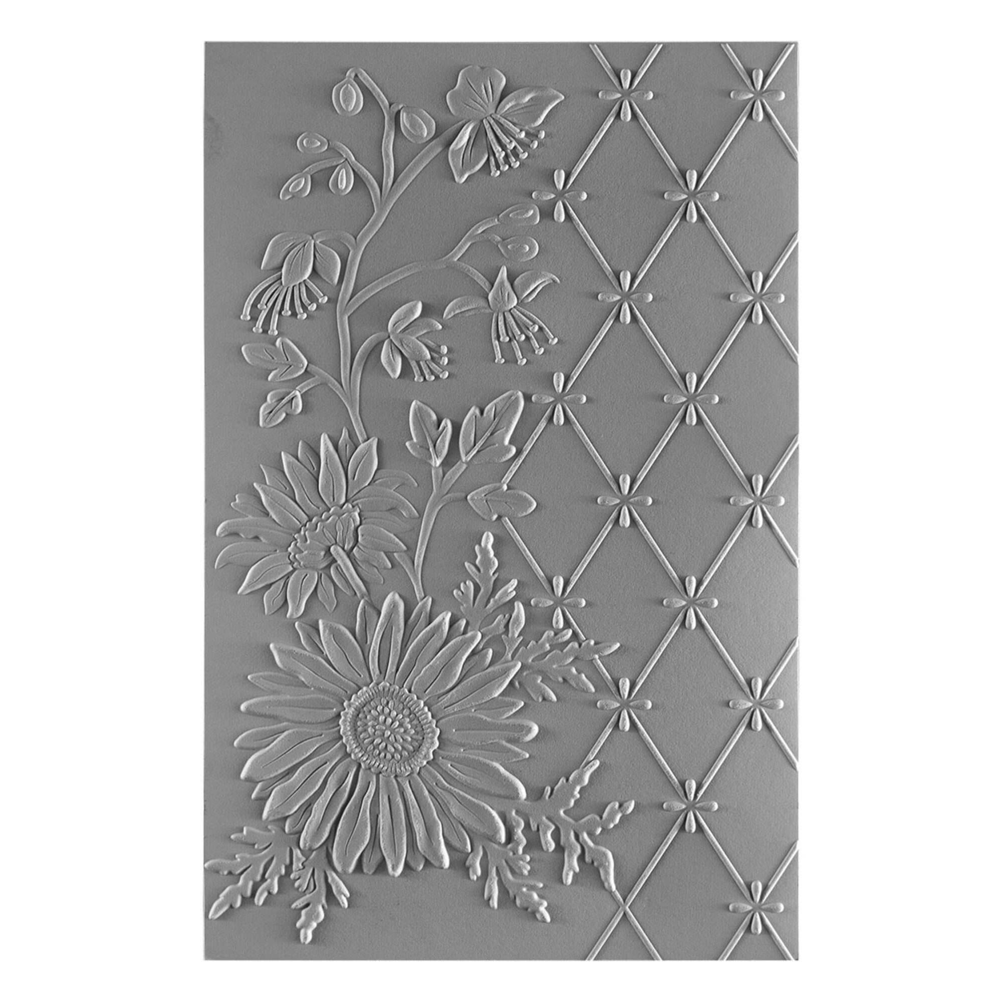 Spellbinders Wildly Beautiful 3D Embossing Folder GROSS