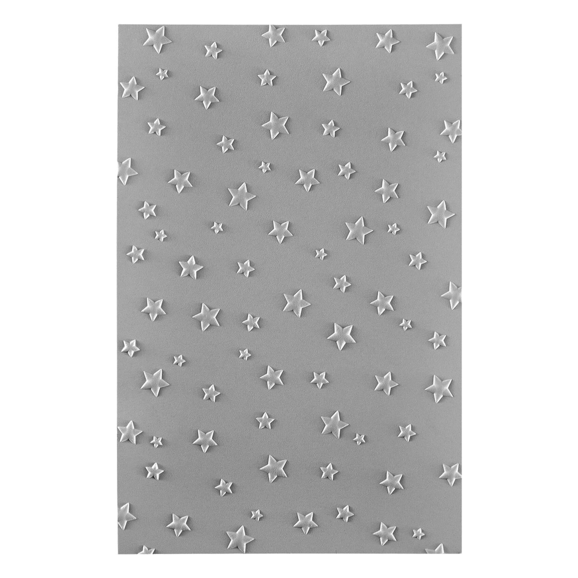 Spellbinders Wishing Stars 3D Embossing Folder GROSS