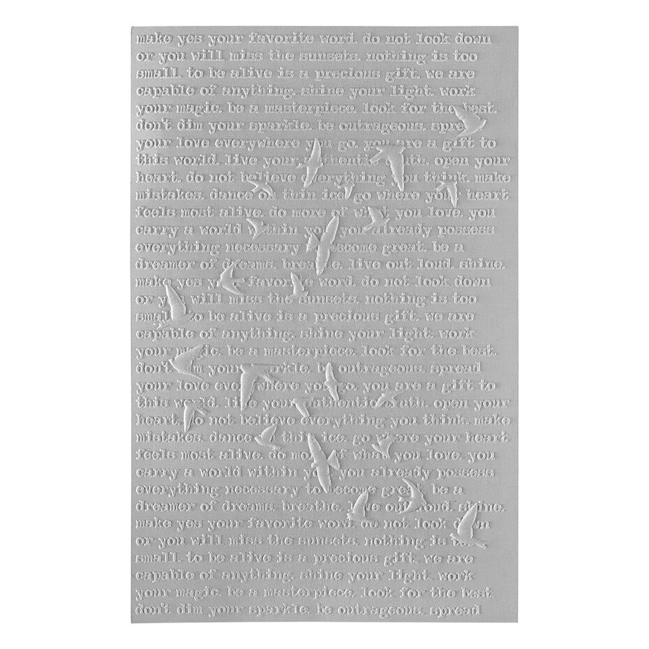 Spellbinders Soaring 3D Embossing Folder GROSS