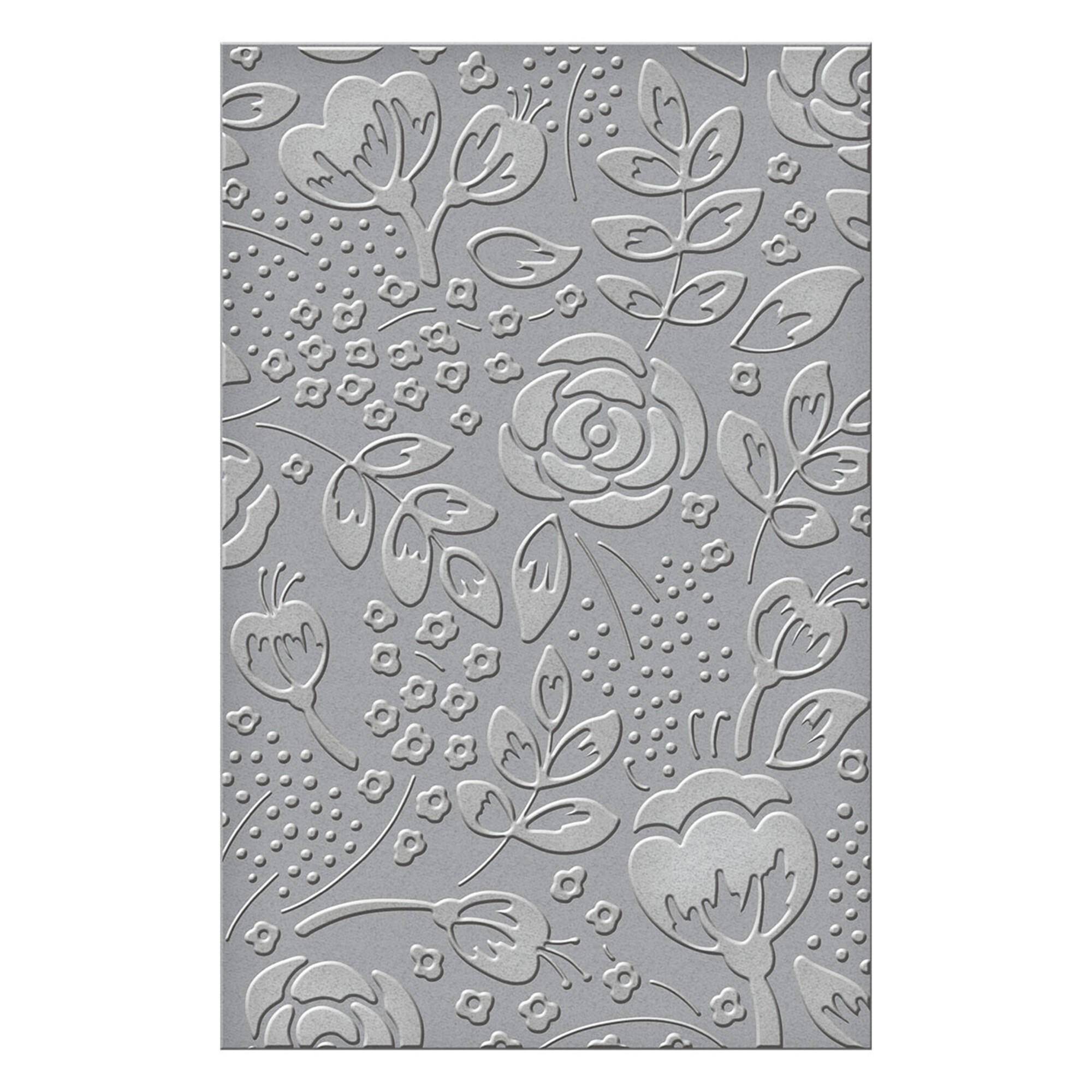 Spellbinders Bold Floral Embossing Folder GROSS