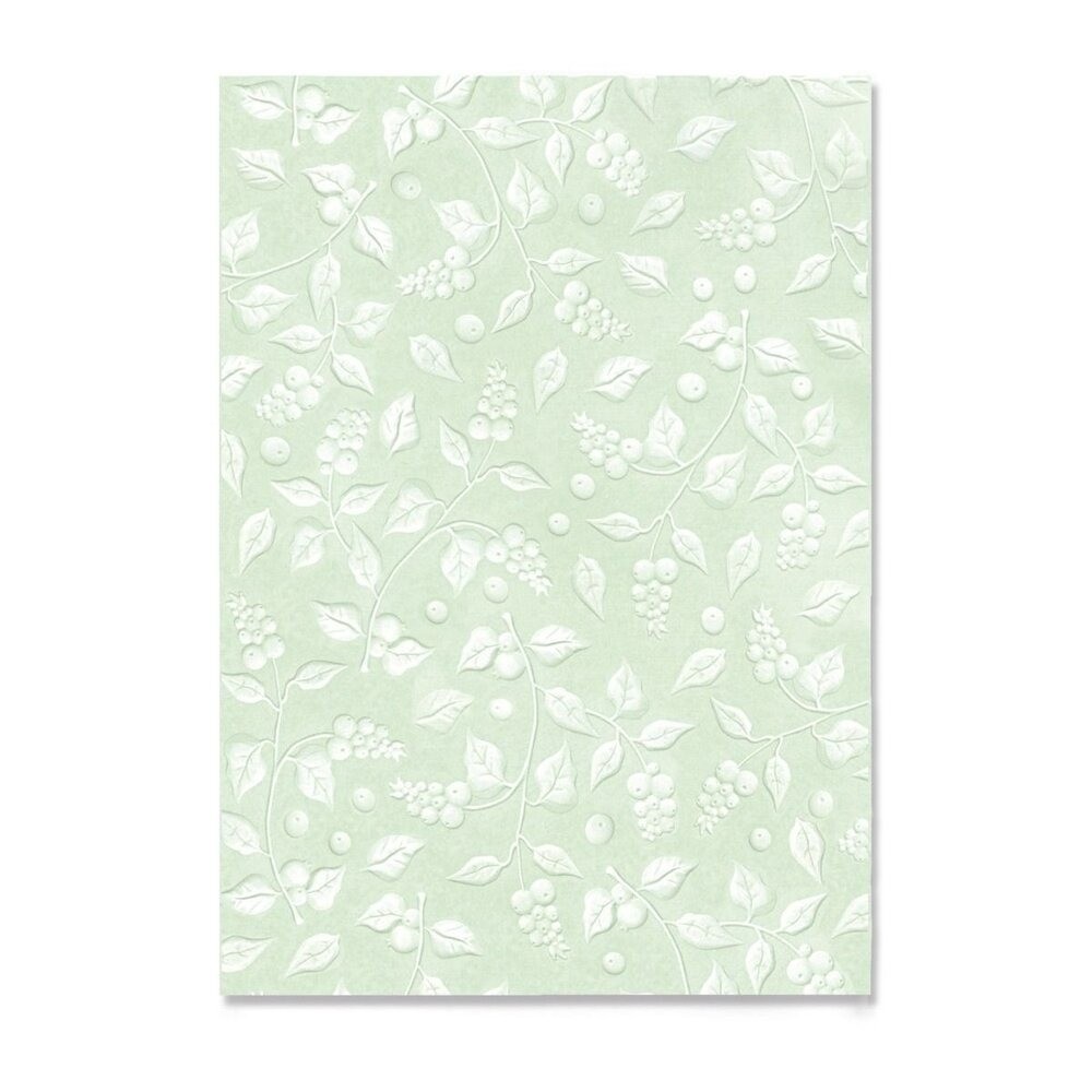 Sizzix 3D Texture Fades Embossing Folder GROSS A5 - Snowberry