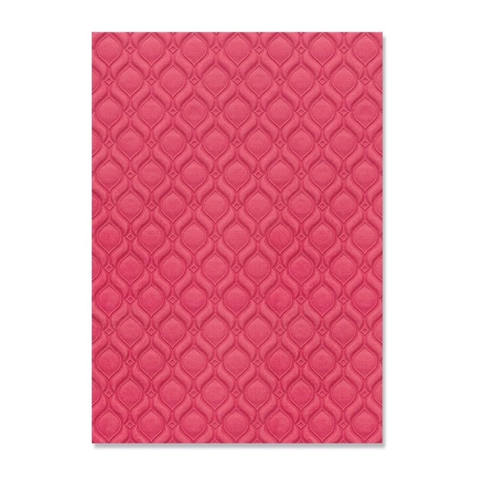Sizzix 3D Texture Fades Embossing Folder GROSS A5 - Ornate Repeat