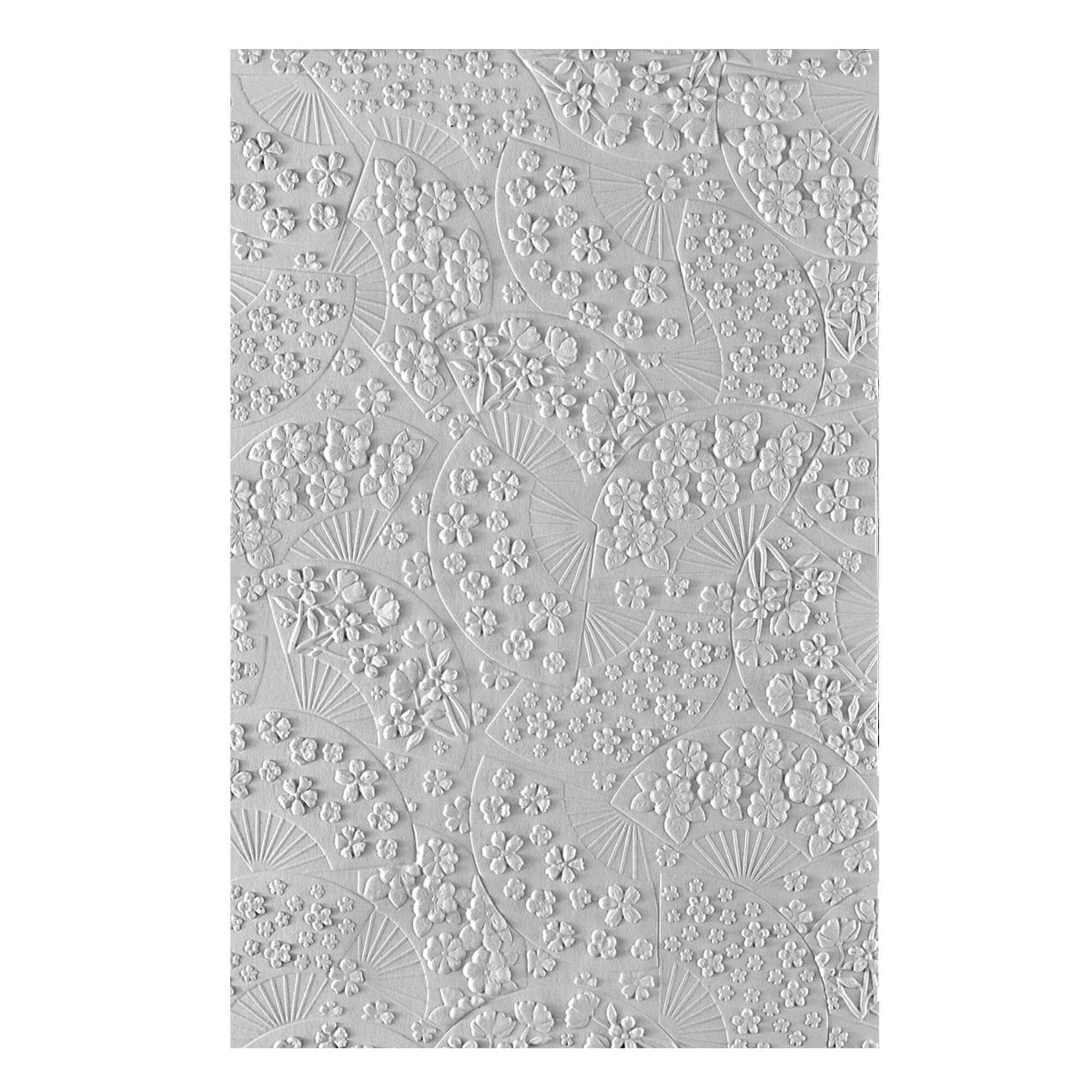 Spellbinders Spring in Kyoto 3D Embossing Folder GROSS