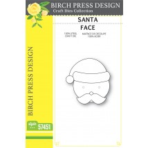 Birch Press Stanzschablone - Santa Face