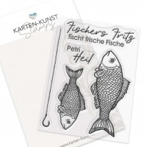 Karten-Kunst Clear Stamps Groß KK-0265 - Fischers Fritz