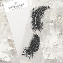 Karten-Kunst Clear Stamps KK-0269 - Schwungvolle Federn