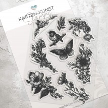 Karten-Kunst Clear Stamps KK-0270 - Circulus Romantischer Kranz