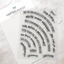 en-Kunst Clear Stamps KK-0274 - Circulus Runde Geburtstagssprüche