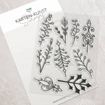 Karten-Kunst Clear Stamps KK-0275 - Circulus Schneeflocken