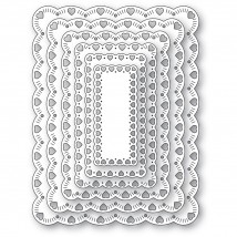 Memory Box Stanzschablone - 94884 Cherish Scalloped Frames