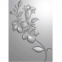 Nellie's Choice 3D Embossing Folder - Branch with Flowers