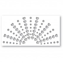 Poppy Stamps Stanzschablone - Hearts Shining Arch