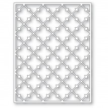 Poppy Stamps Stanzschablone - Pointy Lattice Plate