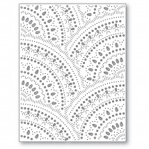 Poppy Stamps Stanzschablone - 2615 Nordic Lacy Plate