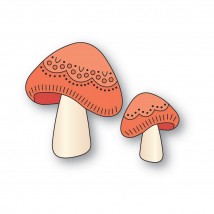 Poppy Stamps Stanzschablone - 2720 Nordic Swirl Mushrooms
