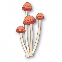 Poppy Stamps Stanzschablone - 2725 Nordic Long Stem Mushrooms