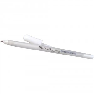 Sakura Gelly Roll Medium Point Pen - Gelstift weiß opak