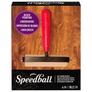 Speedball Brayer Soft - Gummiwalze für Stempeltechniken