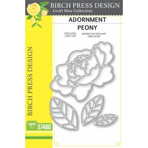 Birch Press Stanzschablone - Adornment Peony