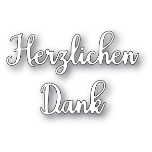 Memory Box Stanzschablone - Herzlichen Dank
