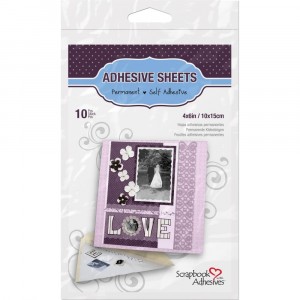 Scrapbook Adhesives Permanent Adhesive Sheets - Doppelseitige Klebebögen 10x15cm