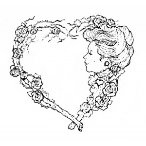 American Art Stamp - Victorian Romance 1 