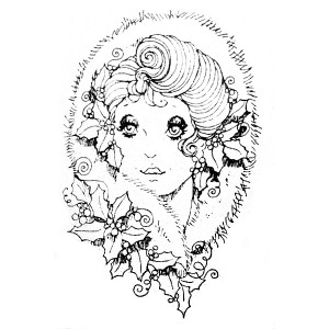 American Art Stamp - Victorian Romance 4 