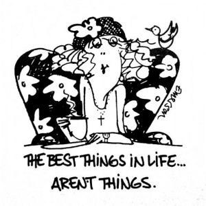 American Art Stamp - Best things in life 