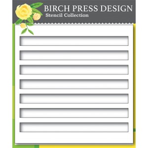 Birch Press Template - Bold Stripes Stencil