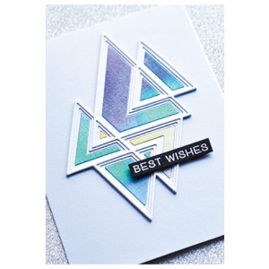 Birch Press Stanzschablone - Prismatic Triangle Layer Set 