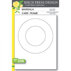 Birch Press Stanzschablone - Mandala Card Frame
