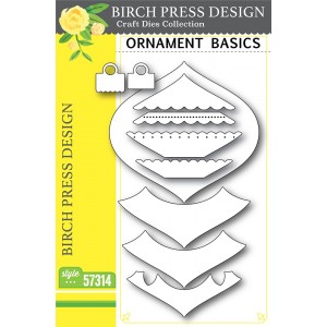 Birch Press Stanzschablone - 57314 Ornament Basics