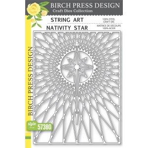 Birch Press Stanzschablone - String Art Nativity Star